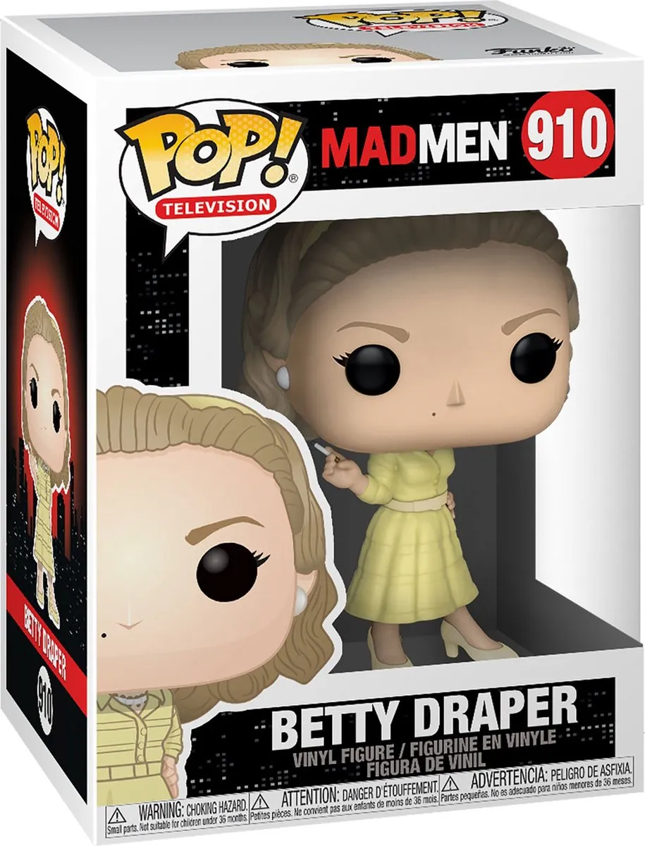 Funko Pop! Television Mad Men Betty Draper #910 - Geel