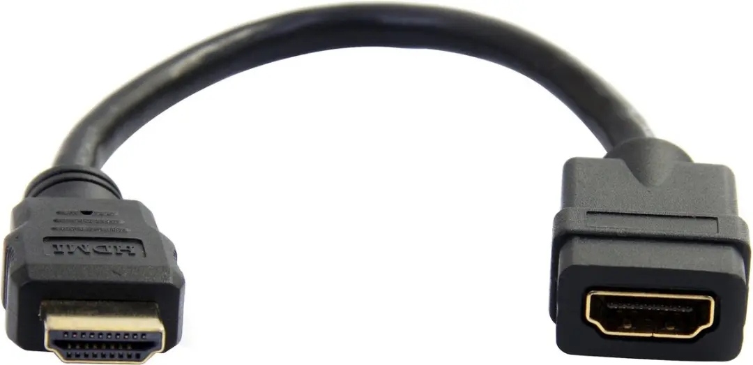 Startech 4462298 HDMI Kabel 0,15m - Male naar Female - 4K - Zwart