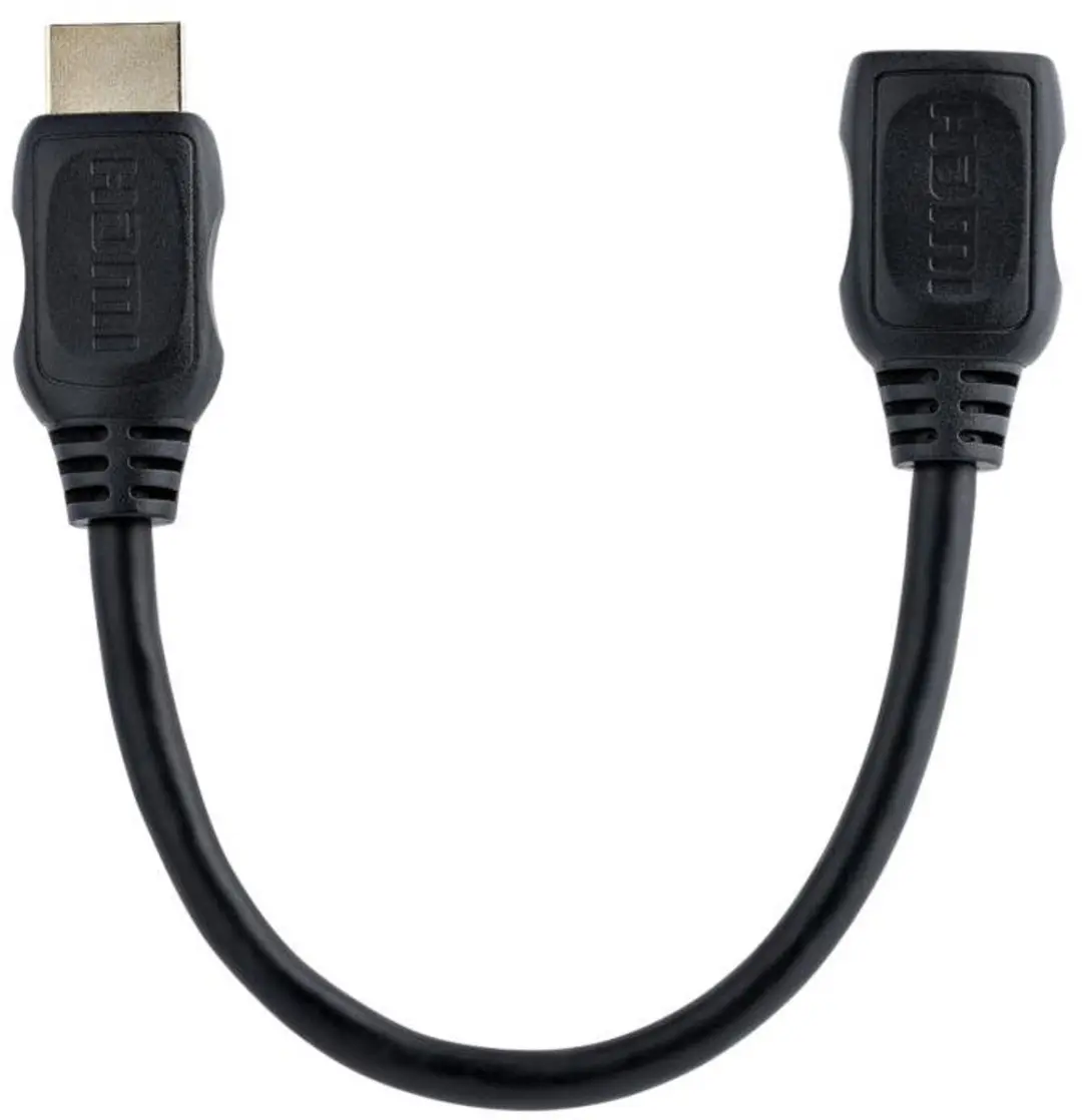 Startech 4462298 HDMI Kabel 0,15m - Male naar Female - 4K - Zwart