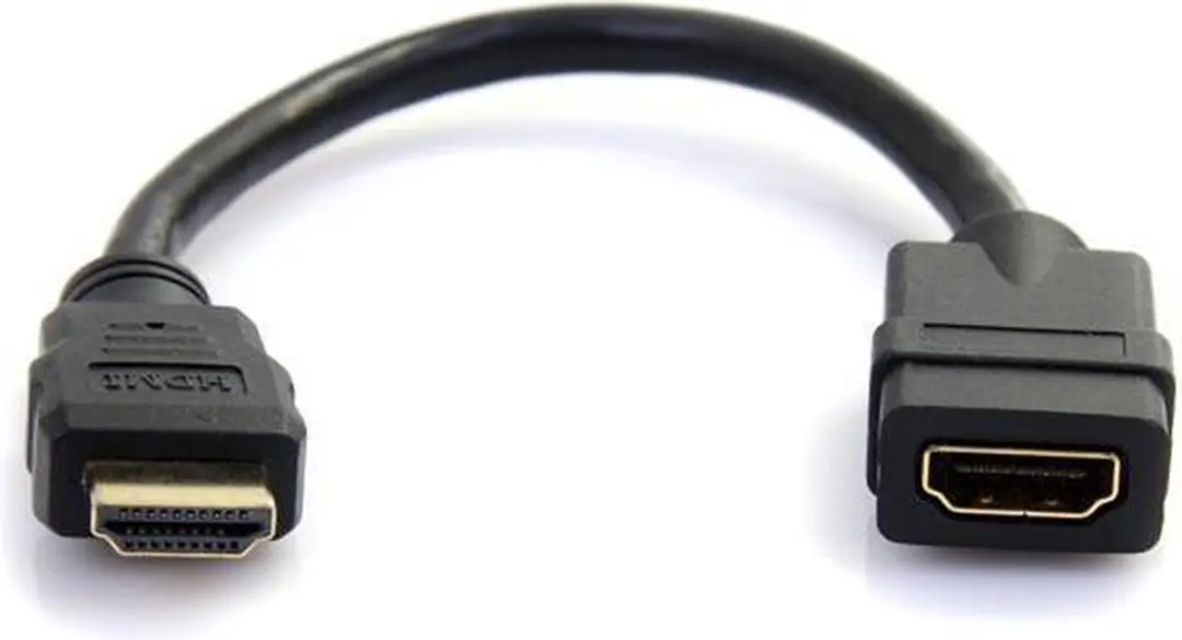 Startech 4462298 HDMI Kabel 0,15m - Male naar Female - 4K - Zwart - afbeelding 6 van 6