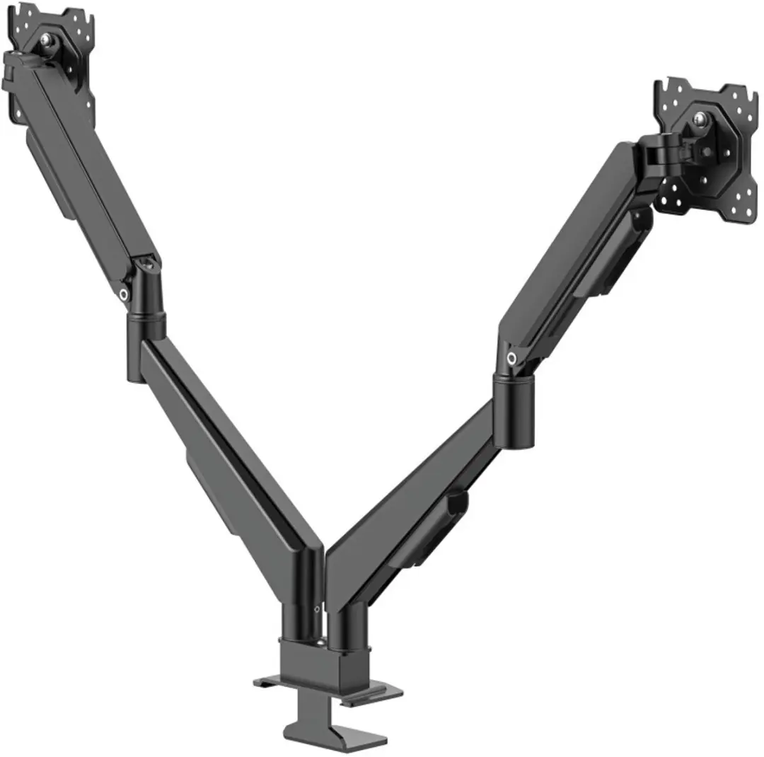 Hama Monitorarm 00220907 - 2 Monitoren - Gasveer - Zwart - afbeelding 6 van 6