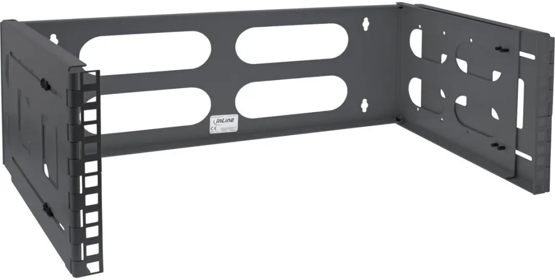 InLine 19104A Muurbeugel 19" 4U