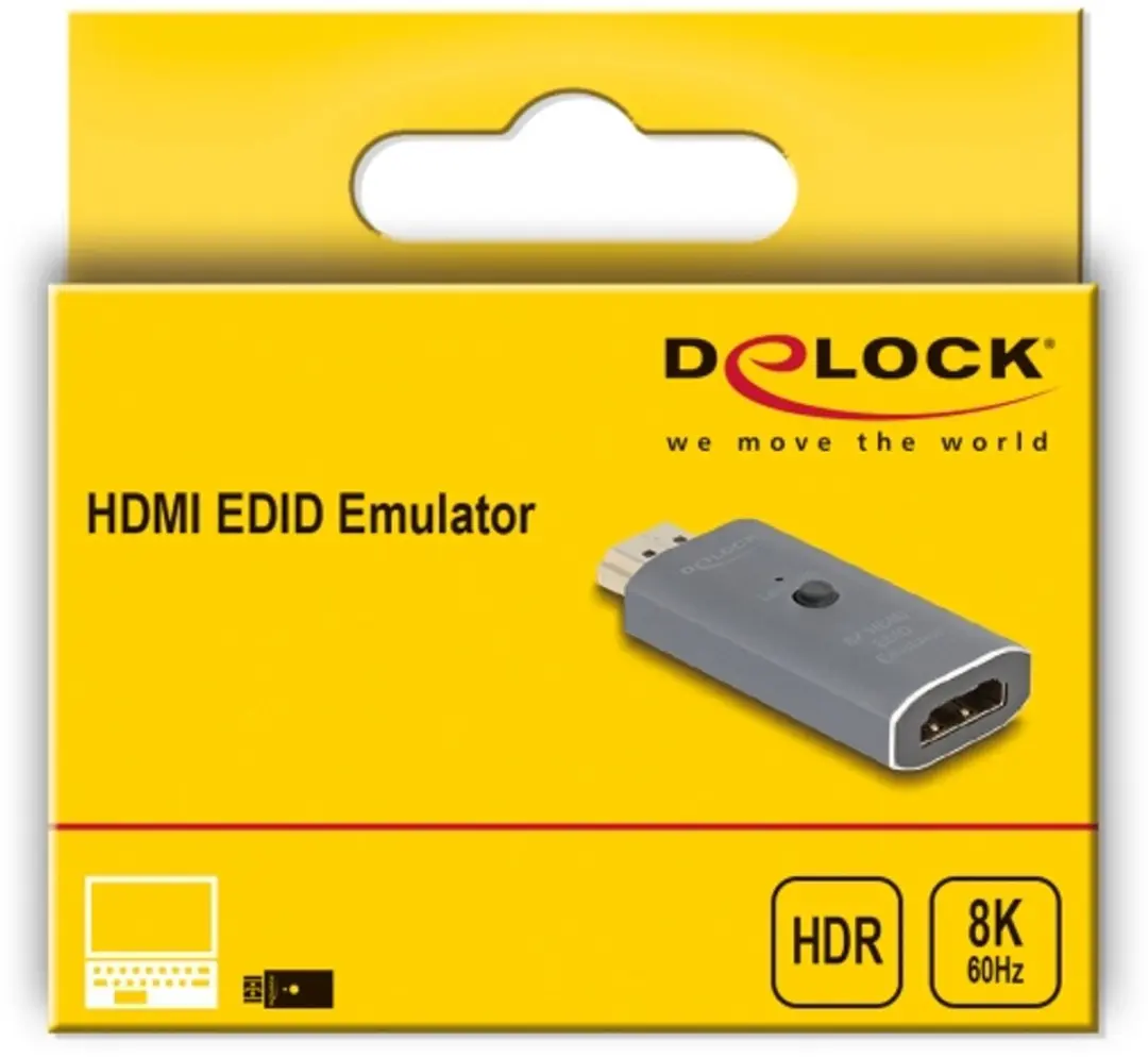 Delock HDMI EDID Emulator 64324 - Antraciet