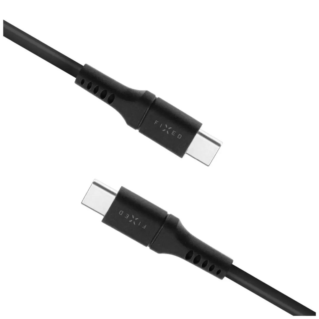 Fixed FIXDLS-CC12-BK USB-kabel 1,2m USB-C 4,8 Gbit/s - Zwart