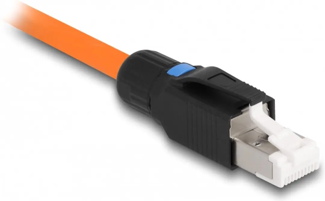 Delock RJ45 Plug Cat.6A - Zwart