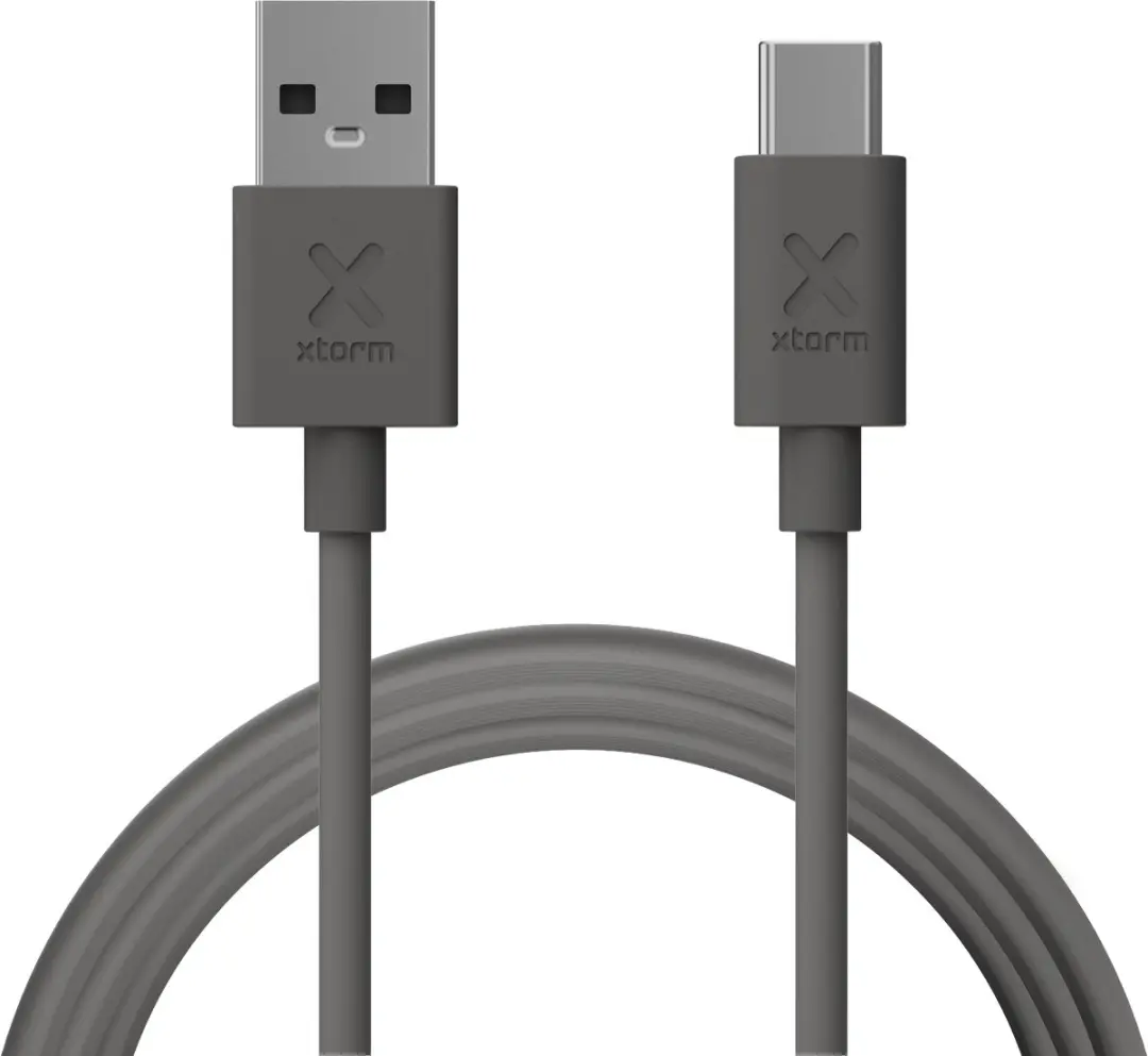 Xtorm USB-A naar USB-C Kabel 1m - Grijs