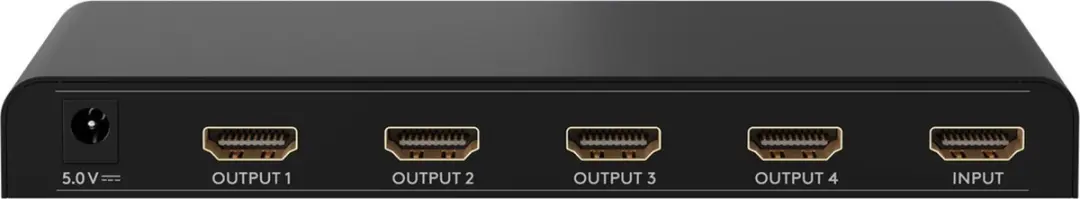 Goobay HDMI Splitter 1 naar 4 4K 30Hz - Zwart