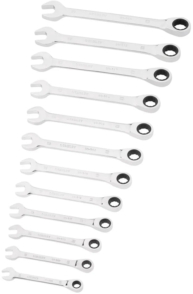 Stanley Ringsteeksleutelset 12-delig - 8-19mm - Metrisch