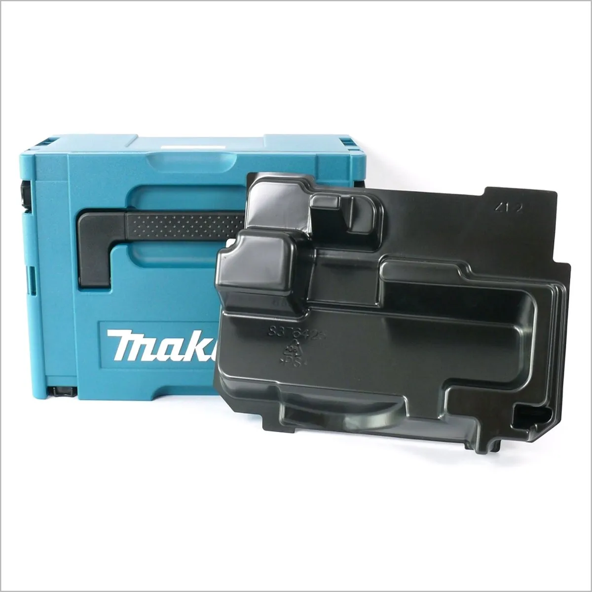 Makita MAKPAC 3 Systeemkoffer - BSS/DSS 610 Inzet - Turquoise - afbeelding 3 van 5