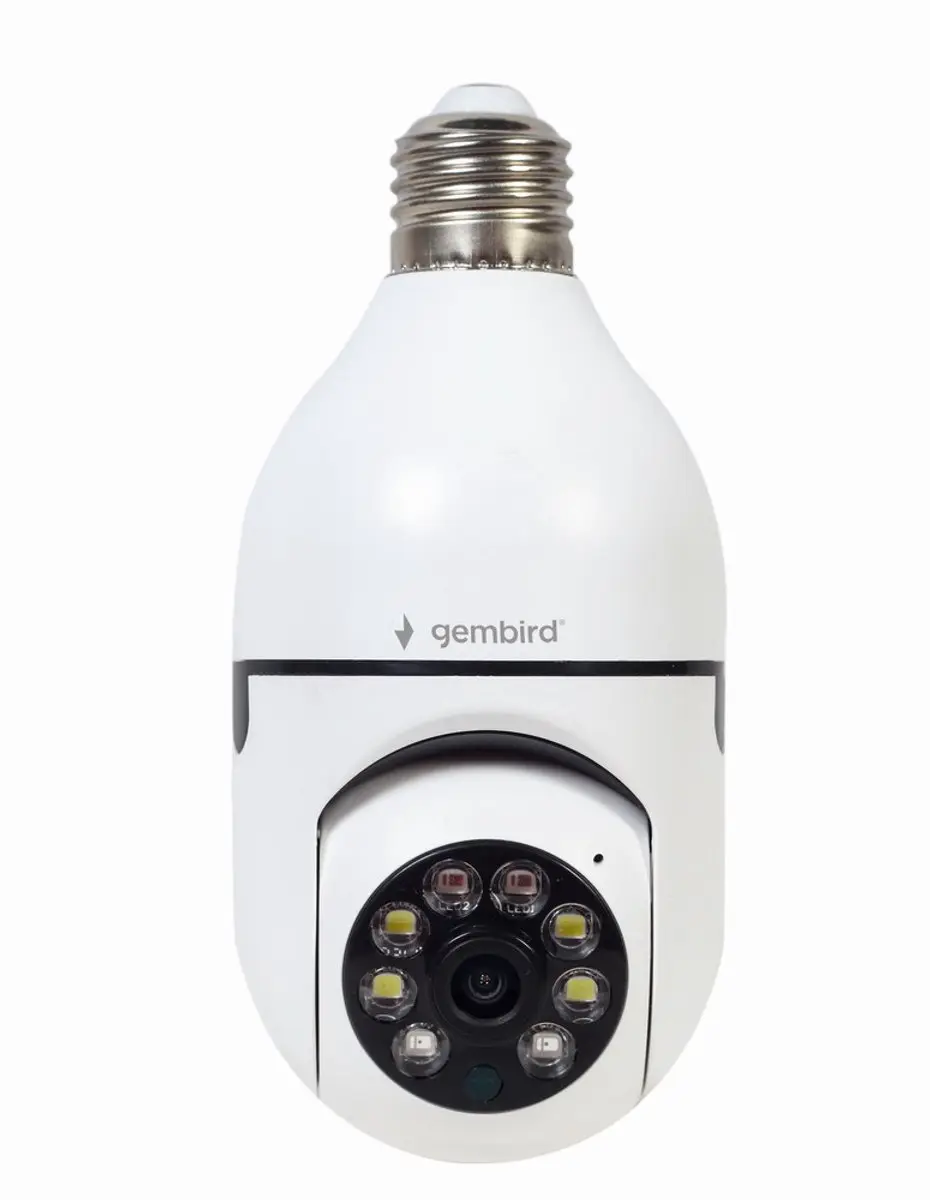 Gembird E27 Slimme WiFi Camera 1080p