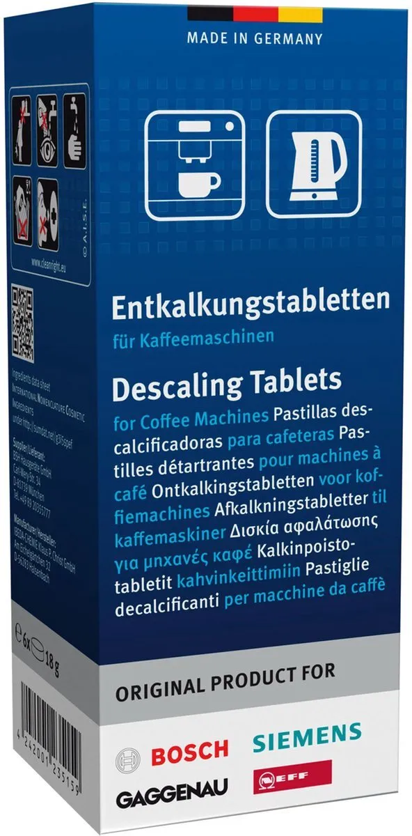 Siemens TZ60002 Ontkalkingstabletten