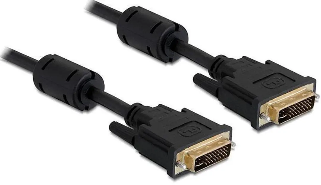 Delock DVI-I Dual Link Kabel - 1m - Zwart - afbeelding 6 van 6