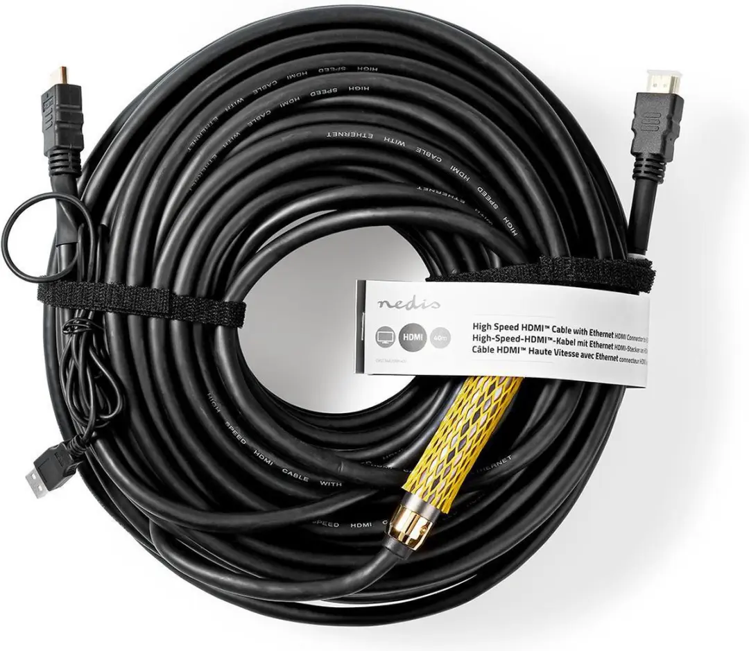 Nedis High Speed HDMI-Kabel CVGT34620BK400 - 4K@30Hz - 40m - Zwart