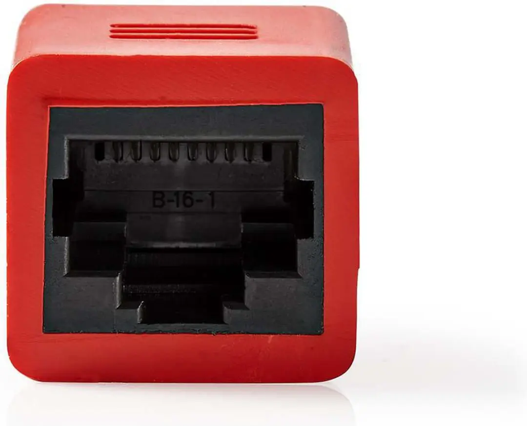 Nedis CAT6-Netwerkadapter RJ45 - Recht - Rood