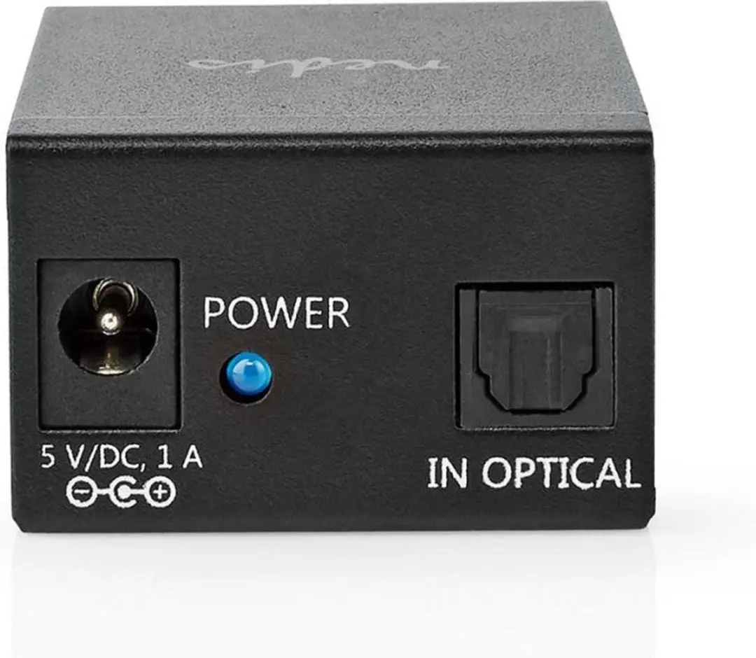 Nedis TosLink-Splitter ASPL2512BK - 2x TosLink - Zwart