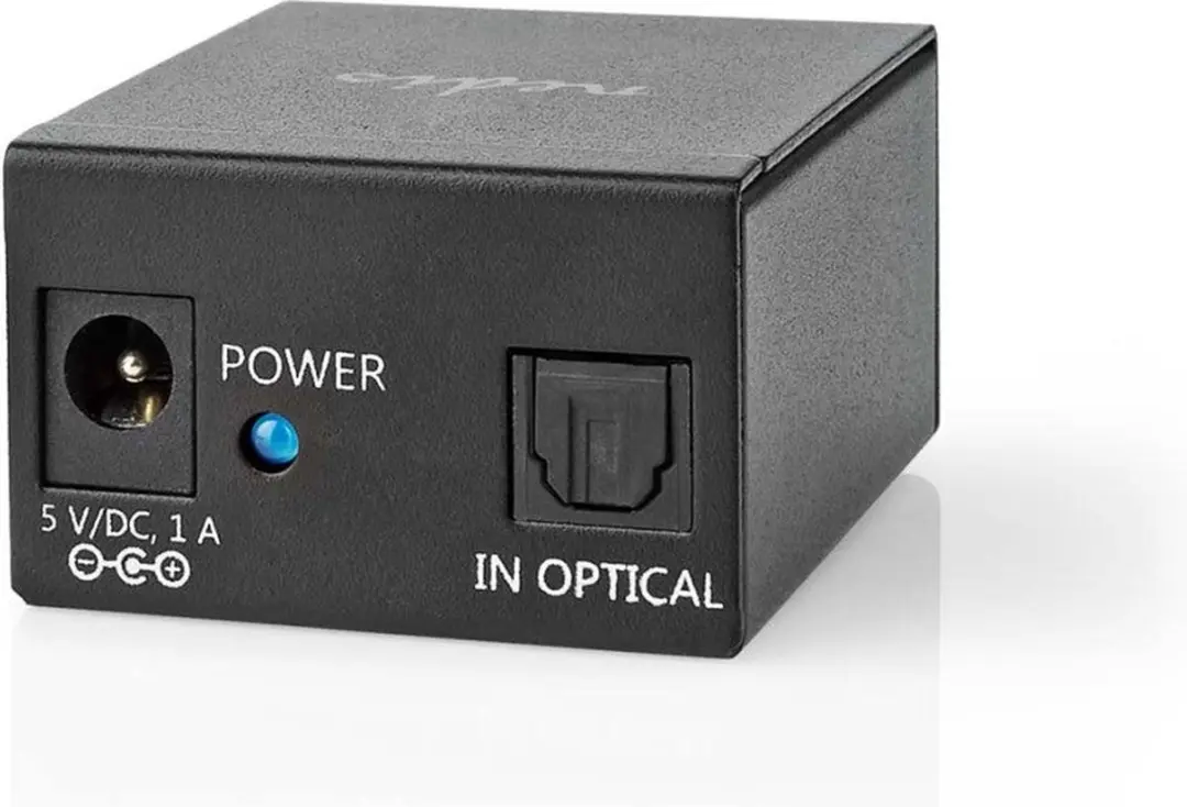 Nedis TosLink-Splitter ASPL2512BK - 2x TosLink - Zwart