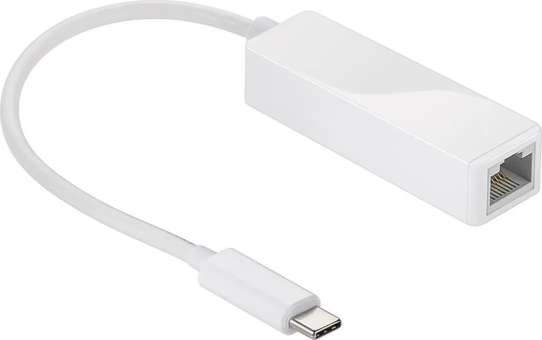 Nedis USB-C naar RJ45 Netwerkadapter 1000 Mbps - 0,20m - Wit