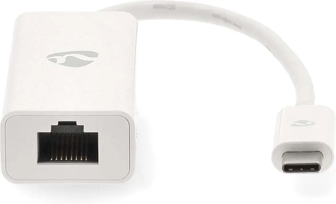 Nedis USB-C naar RJ45 Netwerkadapter 1000 Mbps - 0,20m - Wit