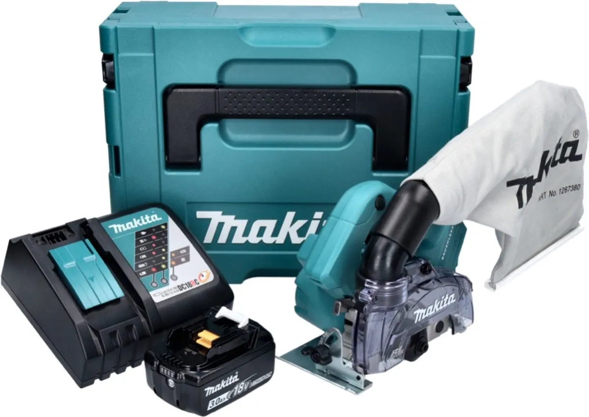 Makita DCC 500 RF1J Diamantsnijder 125mm - 18V - 3,0Ah