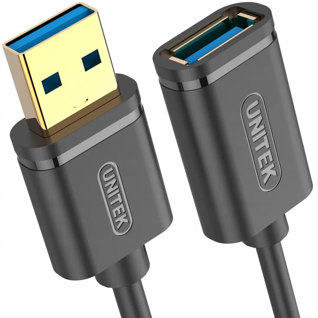 Unitek USB 3.0 Verlengkabel 1,5m - Zwart