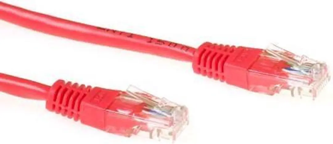 ACT IB8552 Rode U/UTP CAT6 Patchkabel 0,25m - RJ45