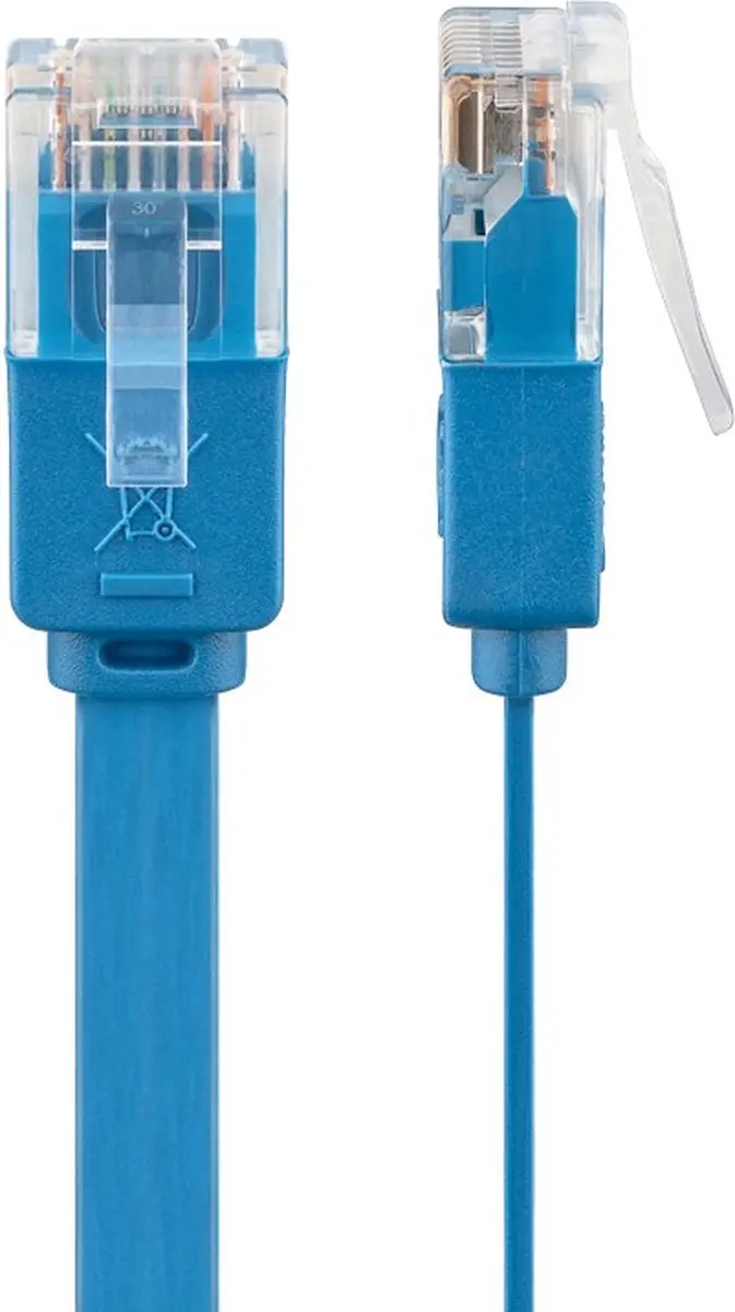 Goobay CAT6 Netwerkkabel RJ45 - Blauw - 10 Stuks
