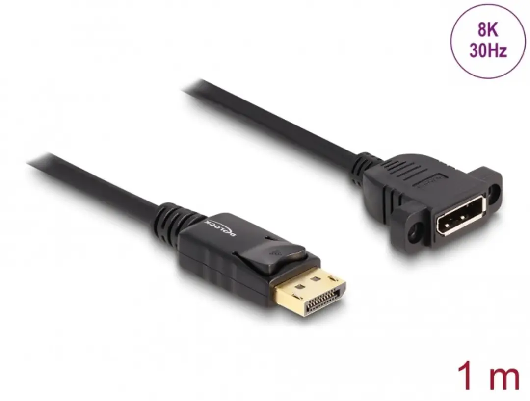 Delock DisplayPort 1.4 Kabel 8K 30Hz