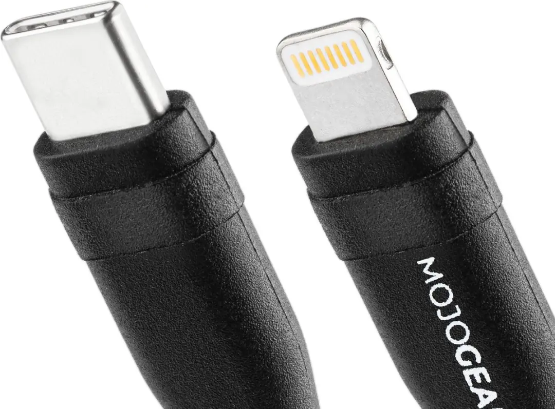 MOJOGEAR Lightning naar USB-C Kabel MG-15 - 1,5m - Extra Sterk - Zwart