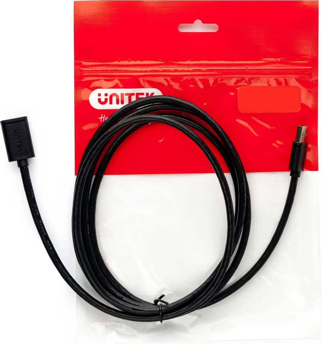 UNITEK Y-C418GBK USB-kabel 2.0 5m - USB-A - Zwart
