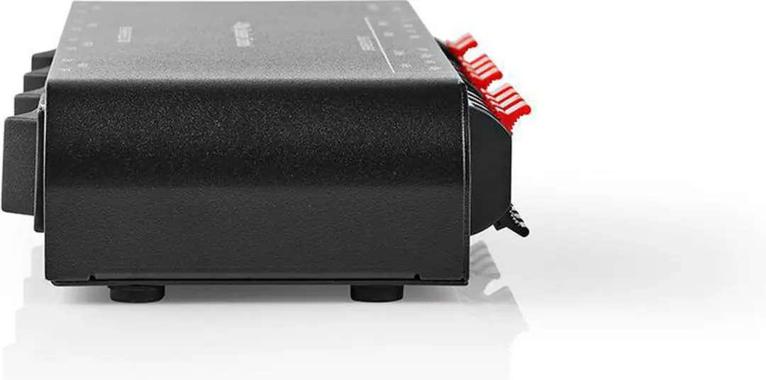 Nedis ASWI2604BK Speaker Control Box 4-Poorts - 200W - Zwart