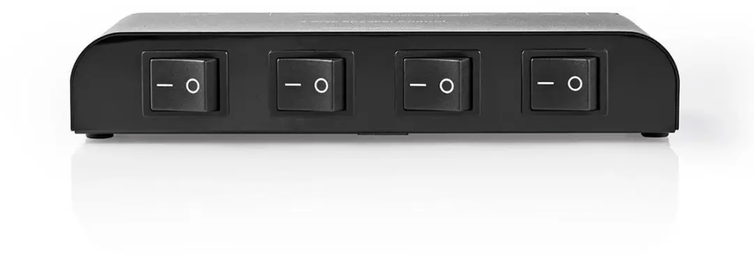 Nedis ASWI2604BK Speaker Control Box 4-Poorts