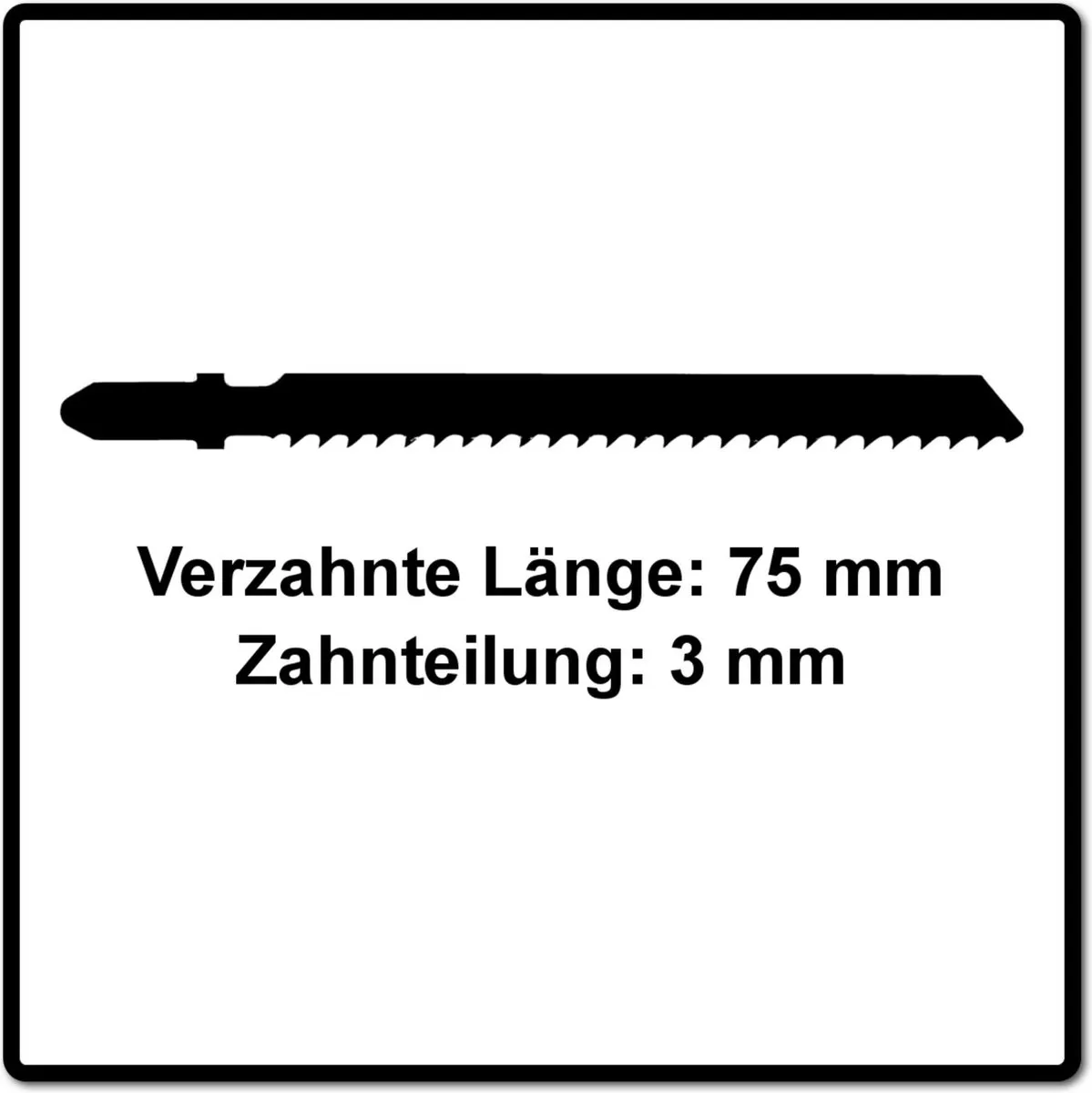 Festool HS 75/3 BI Decoupeerzaagblad 5 Stuks - 204336