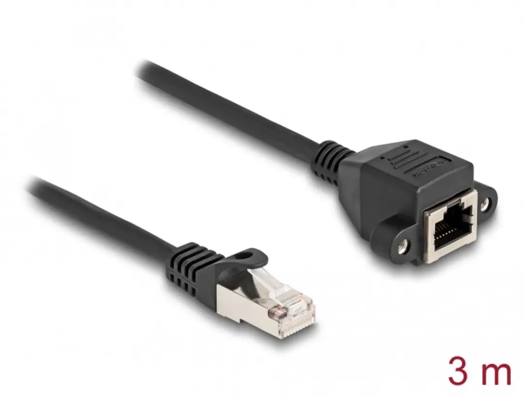 Delock RJ50 Kabel Mannelijk-Vrouwelijk S/FTP 3m