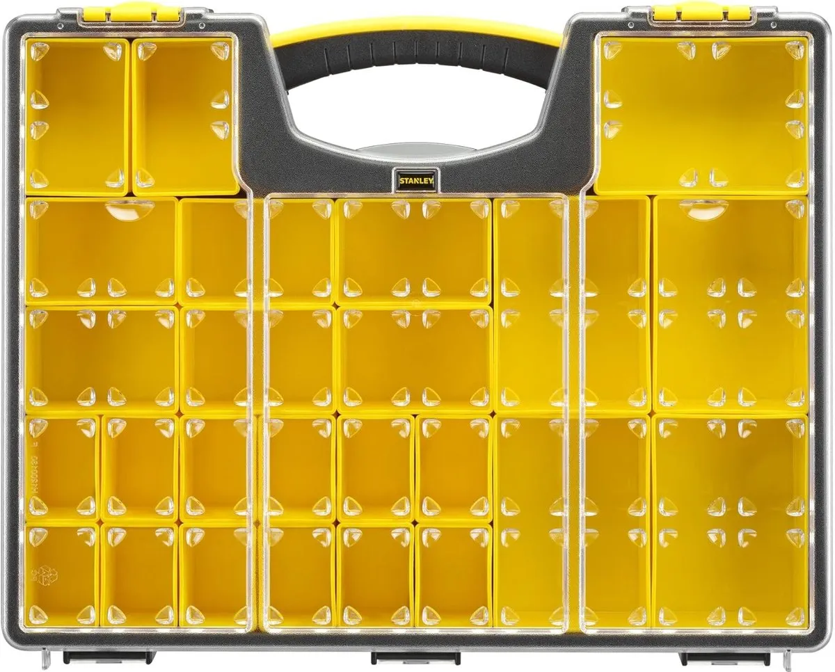 Stanley Organizer Pro 25-Vaks - 42,2x5,2x33,4cm - Zwart/Geel