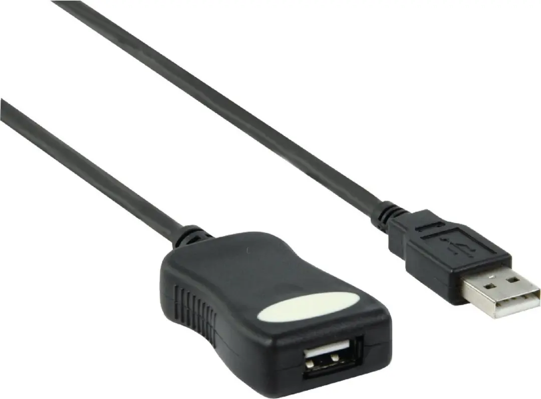 Konig USB 2.0 Verlengkabel 5m - Zwart