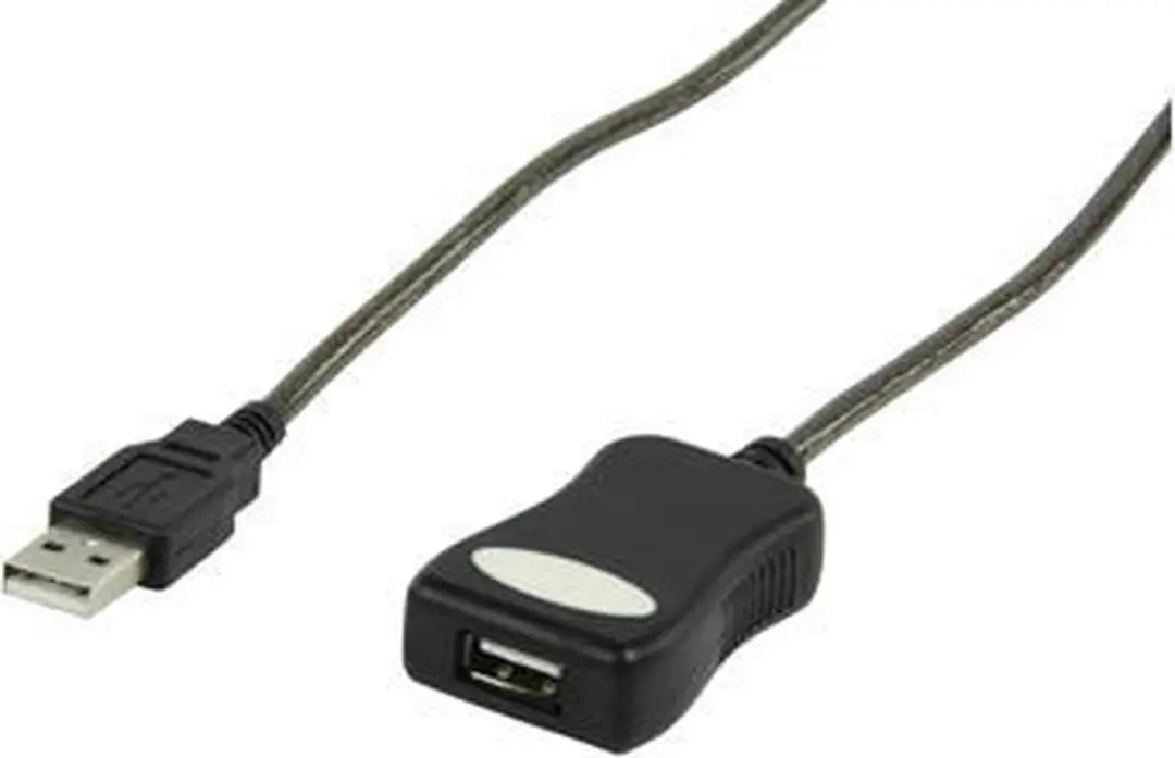 Konig USB 2.0 Verlengkabel 5m - Zwart