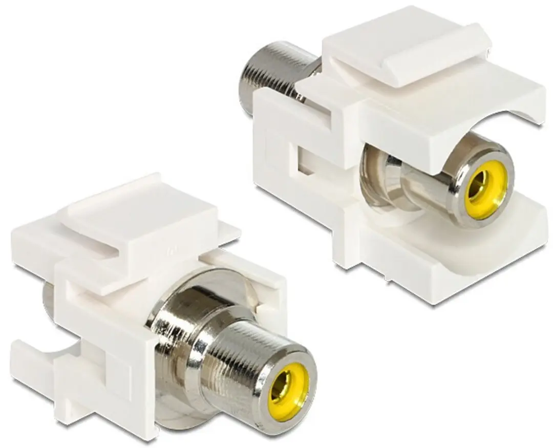 Delock Keystone Cinch Module - Geel