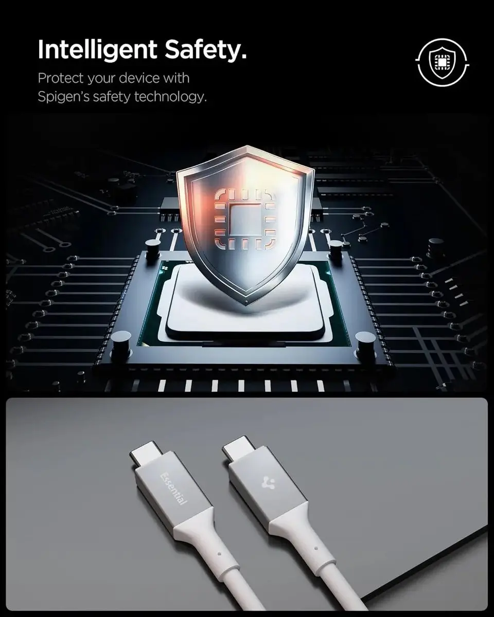 Spigen Essential USB-C Kabel 100W - 2m Wit