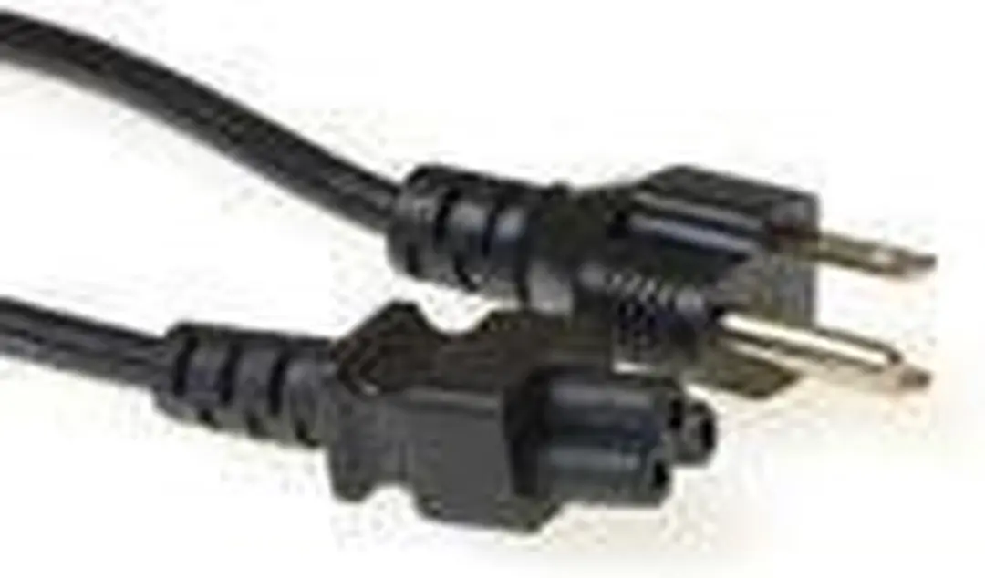 ACT Netsnoer C5 - 1,8m - Zwart