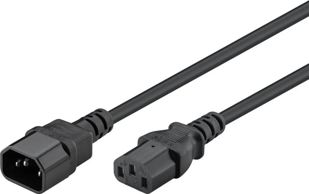 Goobay C14 naar C13 Apparaatsnoer 1.8m