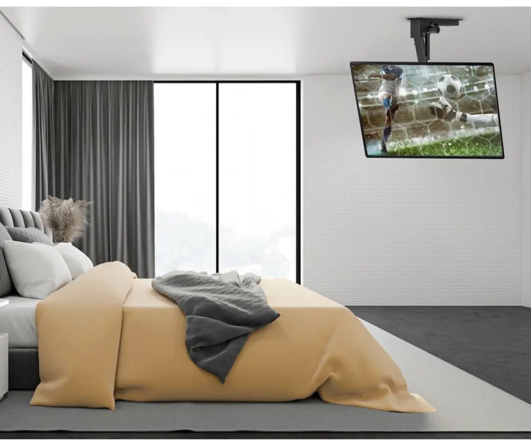 SpeaKa Professional SP-TVCM-560 TV-Plafondbeugel 109-218cm - Zwart - afbeelding 6 van 6
