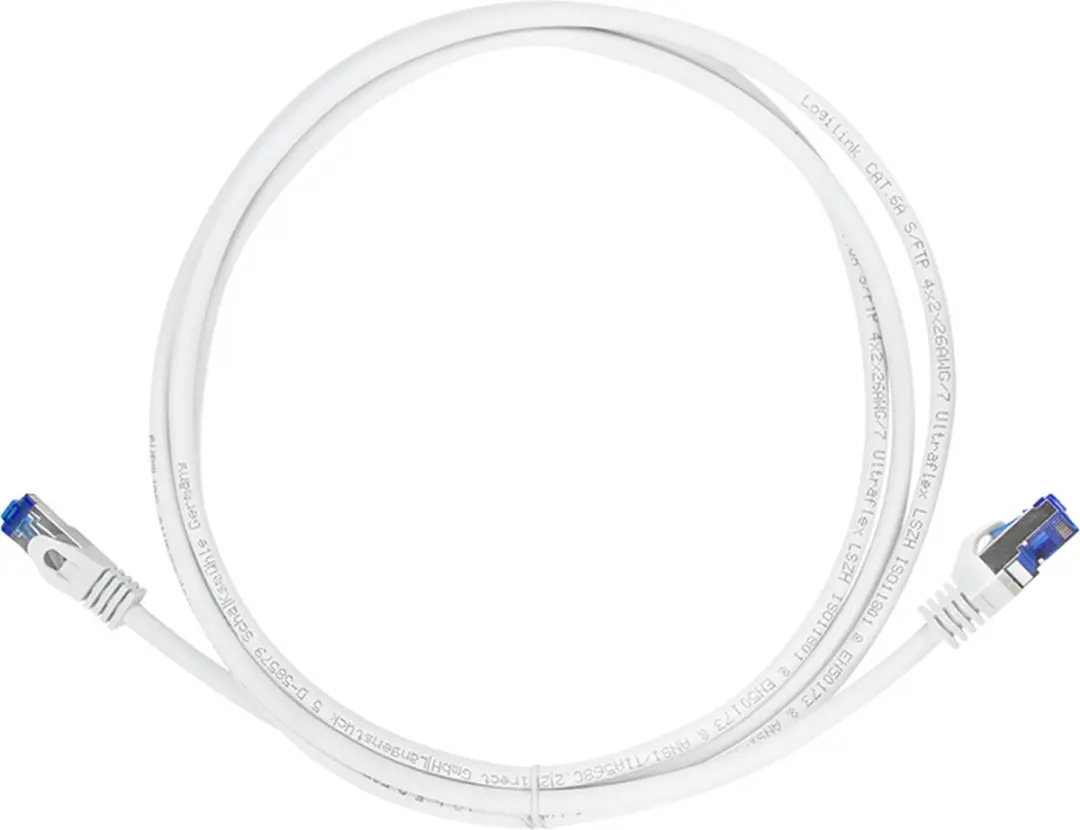 Logilink C6A101S CAT 6A Kabel 15m - Wit