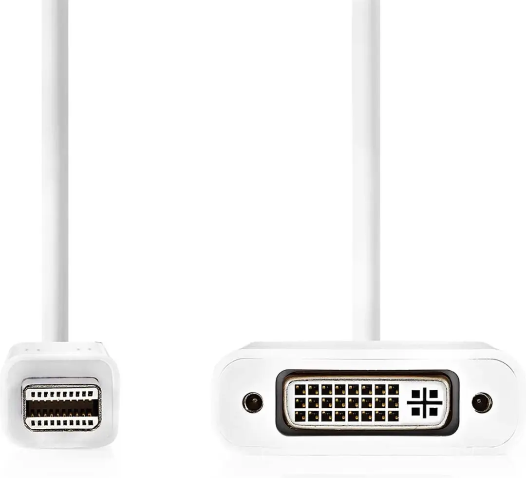 Nedis Mini DisplayPort naar DVI-I Kabel 21.6Gbps 0.2m