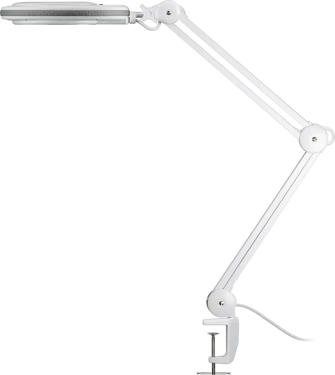 Goobay LED Loeplamp 650lm 8W - Bureauklem Wit