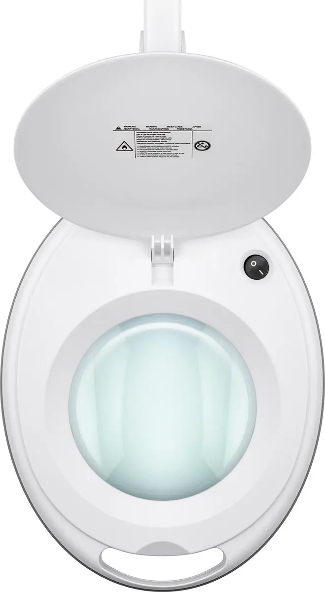 Goobay LED Loeplamp 650lm 8W - Bureauklem Wit