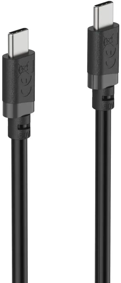 Hama USB 2.0 USB-C Laadkabel 2m - Zwart