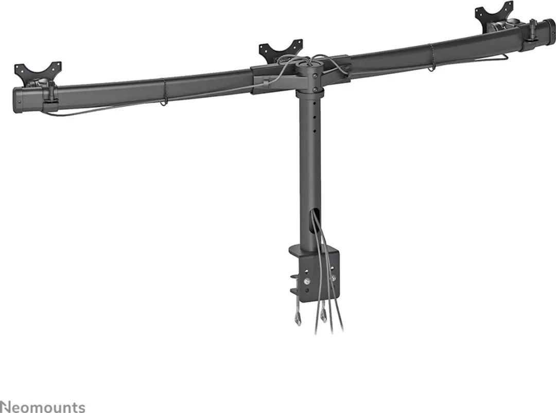 Neomounts FPMA-D700D3 Monitorarm 3 schermen - 10-27" - 0-8 kg/scherm - Zwart - afbeelding 6 van 6