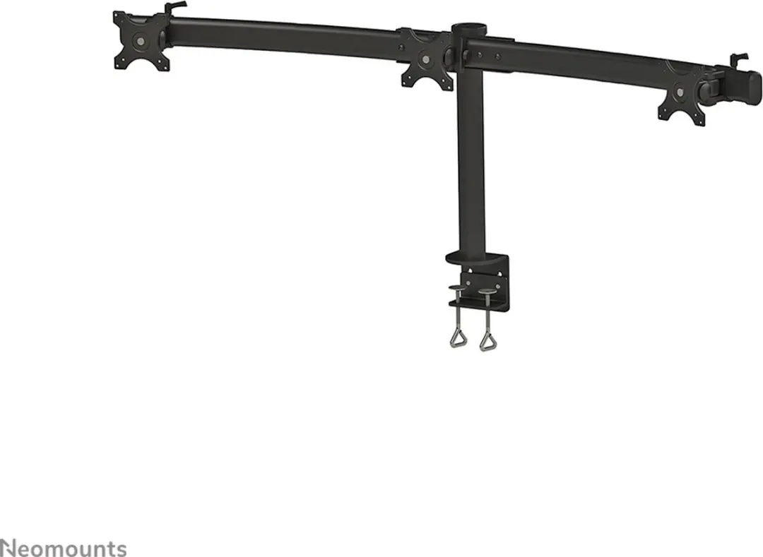 Neomounts FPMA-D700D3 Monitorarm 3 schermen - 10-27" - 0-8 kg/scherm - Zwart