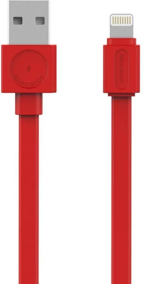 Allocacoc USB-C Lightning Flat Kabel