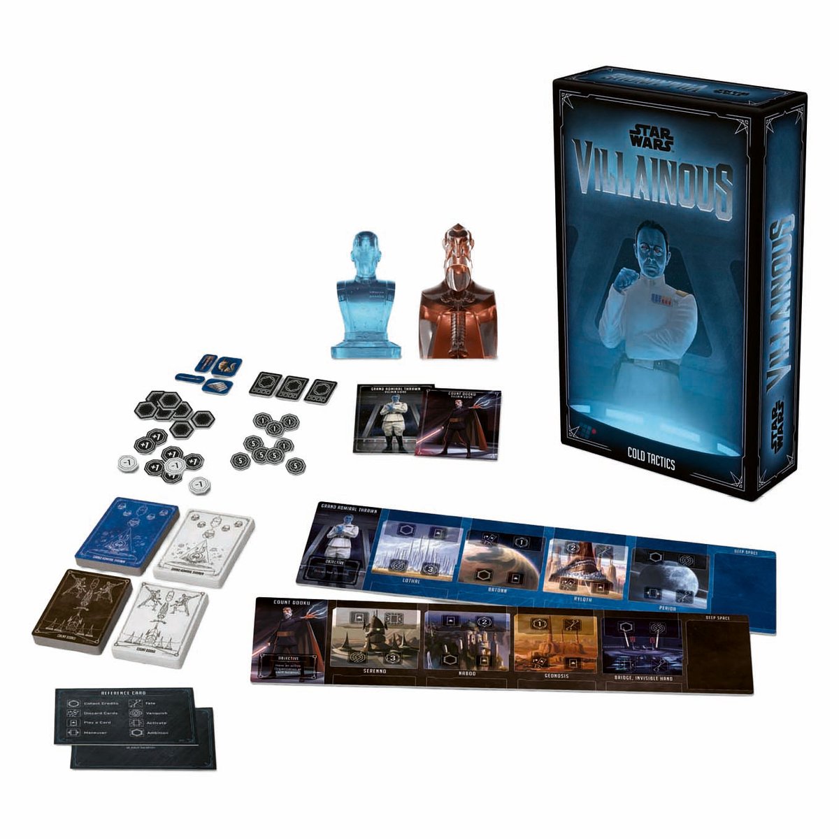 Ravensburger Star Wars Villainous bordspel uitbreiding Thrawn Dooku.